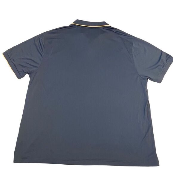 Claiborne Men's Blue Moisture Wicking Polo Sz 2XL - Picture 6 of 14